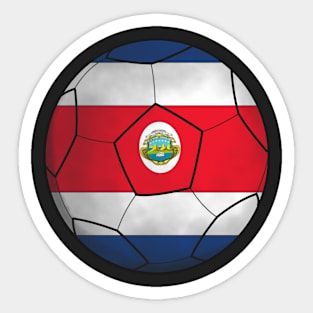 costa rica football Sticker